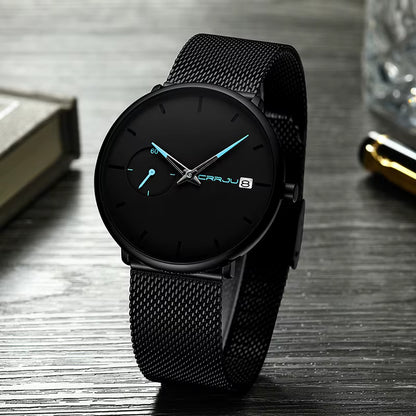 Montre Minimaliste CRRJU 2150 : Acier Inoxydable