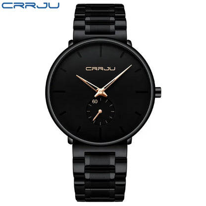 Montre Minimaliste CRRJU 2150 : Acier Inoxydable