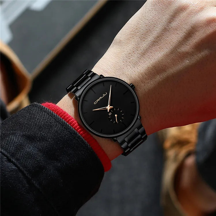 Montre Minimaliste CRRJU 2150 : Acier Inoxydable